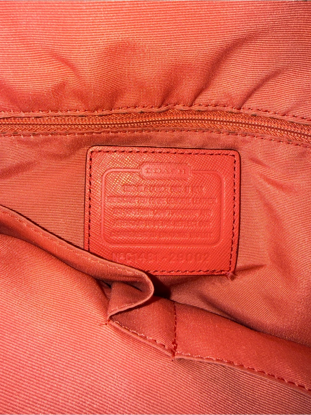 Coach Madison Coral Pink Leather Tote 29002 - Picture 15 of 15